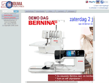 Tablet Screenshot of douma.nl